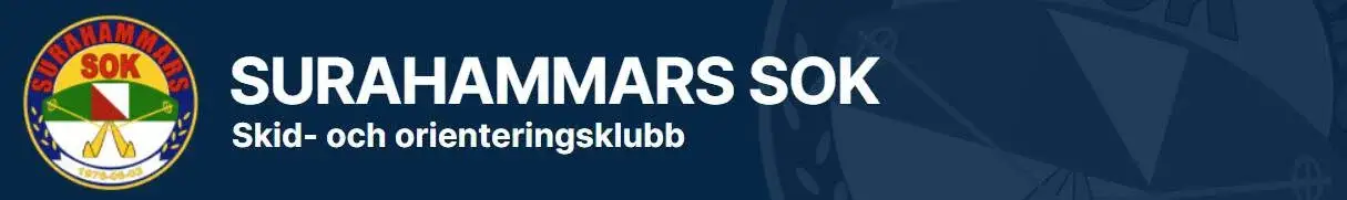 Logotyp för Surahammars SOK, en orienteringsklubb.